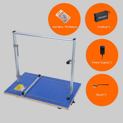 CE de table PSE du coupeur 60W 110V-240V de mousse de conseil de KT
