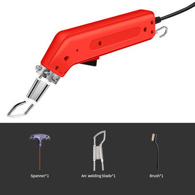 Corde chaude tenue dans la main de coupeur de tissu de couteau tissant 60W
