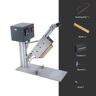 Type de guillotine coupeur de la chaleur de tissu avec de la fumée minimum et aucune extrémités brûlées