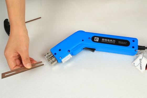 Lame chaude tenue dans la main bleue d'acier inoxydable du coupeur 100mm pour PPE ENV