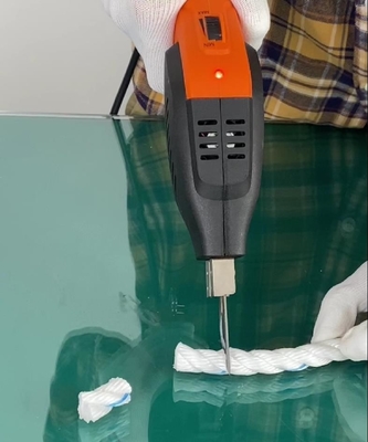 Coupeur chaud tenu dans la main de tissu de tissu de corde de refroidissement à l'air électrique
