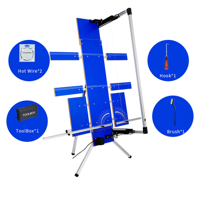 Découpeuse chaude bleue du fil 110V-240V avec des ailes