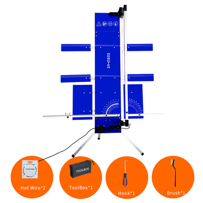 Découpeuse chaude bleue du fil 110V-240V avec des ailes