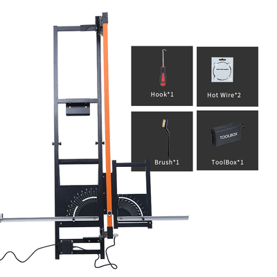 Découpeuse chaude électrique de fil en métal avec le Tableau de double du commutateur de pied 200W