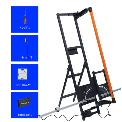 Découpeuse chaude électrique de fil en métal avec le Tableau de double du commutateur de pied 200W