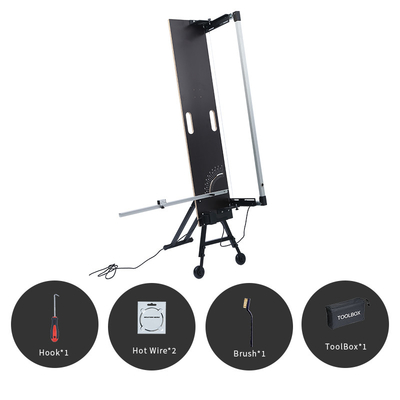 Coupeur chaud simple de mousse de fil du Tableau 200W avec des tubes en métal