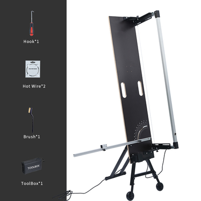 Coupeur chaud simple de mousse de fil du Tableau 200W avec des tubes en métal