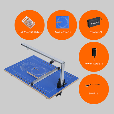 petit Tableau de coupeur chaud de mousse de fil de 370mm 25W 110V-240V