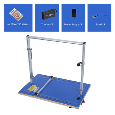 CE de table PSE du coupeur 60W 110V-240V de mousse de conseil de KT