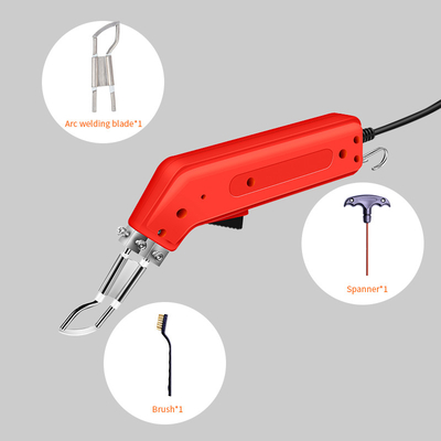 Corde chaude tenue dans la main de coupeur de tissu de couteau tissant 60W