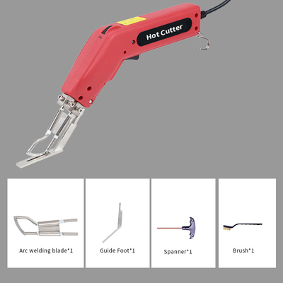 Coupeur chaud de tissu de couteau de la CE 110-240V avec le pied de guide