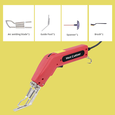 Coupeur chaud de tissu de couteau de la CE 110-240V avec le pied de guide