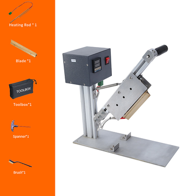 Type de guillotine coupeur de la chaleur de tissu avec de la fumée minimum et aucune extrémités brûlées
