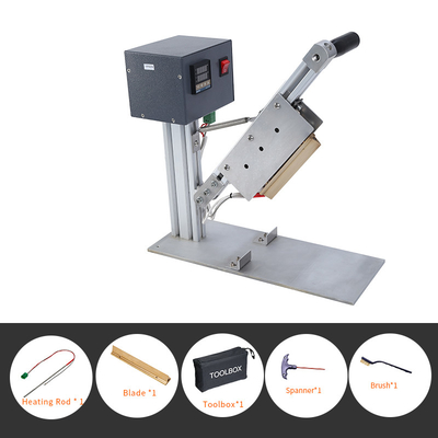 Type de guillotine coupeur de la chaleur de tissu avec de la fumée minimum et aucune extrémités brûlées