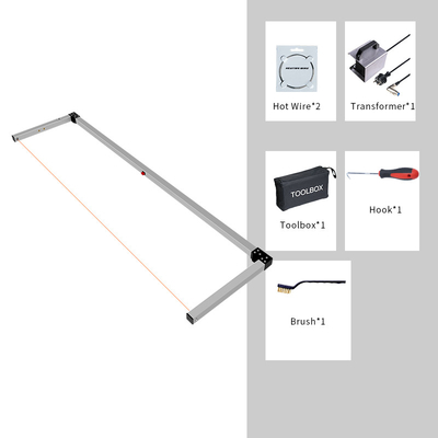 Type tenu dans la main coupeur chaud électrique 200W d'arc de mousse de fil
