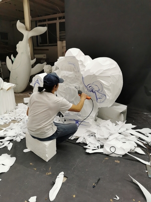 couteau chaud tenu dans la main de refroidissement à l'air 200W pour la sculpture en mousse