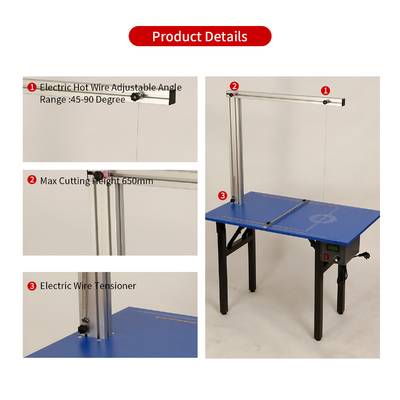 Découpeuse chaude de fil de mousse de styrol de Tableau pour la mousse ENV