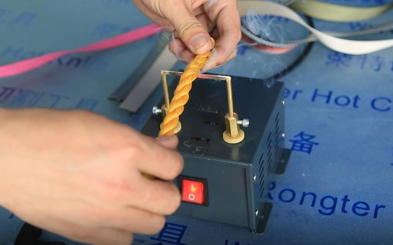 industrie chaude de ForTextile de coupeur de corde du tissu 35W électrique
