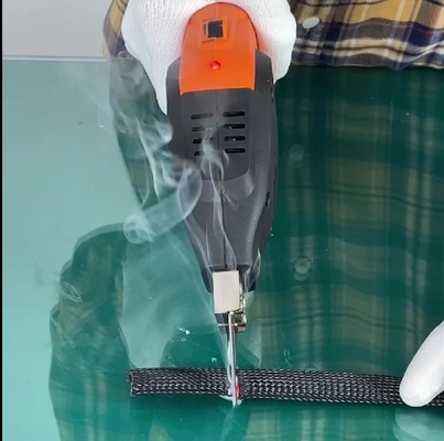 Coupeur chaud tenu dans la main de tissu de tissu de corde de refroidissement à l'air électrique