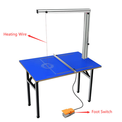coupeur chaud de type table 160W de mousse du fil ENV pour la mousse et l'éponge