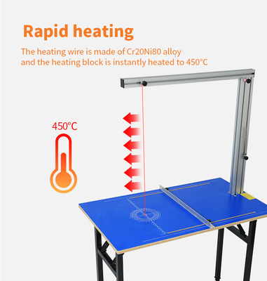 coupeur chaud de type table 160W de mousse du fil ENV pour la mousse et l'éponge